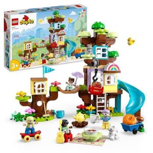 ASSEMBLAGE CONSTRUCTION LEGO DUPLO 10993 La Cabane dans l'Arbre 3-en-1, Jouet Éducatif pour Enfants Des 3 Ans, avec Briques