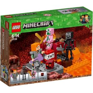 ASSEMBLAGE CONSTRUCTION Jeu de construction - LEGO - Minecraft - La bataille du Nether - 80 pièces