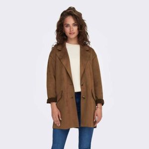 Veste marron femme longue best sale