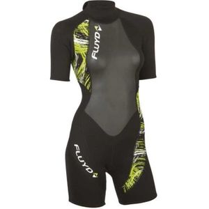Cinnamou Combinaison Shorty Homme Femme 3mm N/éopr/ène Combinaison de Plong/ée Combinaison de Surf Courte Combinaison Anti-UV Manche Courte Combinaison de Kayak pour Natation Fitness
