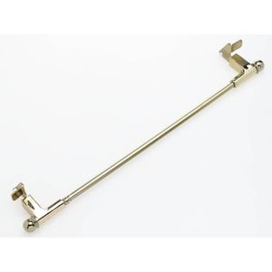 Tringles /à Rideaux Extensibles Rondes /Ø 7 mm 30-45 cm Meilleures ventes 2 pi/èces Couleur Laitonn/é Verni