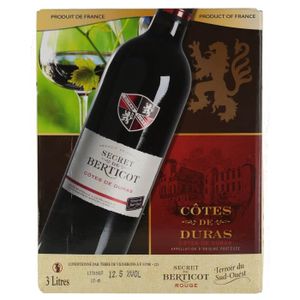 VIN ROUGE Secret de Berticot Côtes de Duras - Vin rouge du S