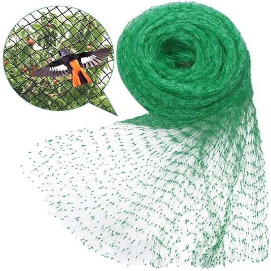 Plastique KINGLAKE Filet Pour Jardin 4x10m - Vert Filet Anti-Oiseaux, Filet De Protection Pour Protéger Les Arbres Fruitiers, Les Légumes, Les Cultures, Les Pois Et Les Haricots, Mailles Fines De 15 X Plastique KINGLAKE Filet Pour Jardin 4x10m - Vert Filet Anti-Oiseaux, Filet De Protection Pour Protéger Les Arbres Fruitiers, Les Légumes, Les Cultures, Les Pois Et Les Haricots, Mailles Fines De 15 X