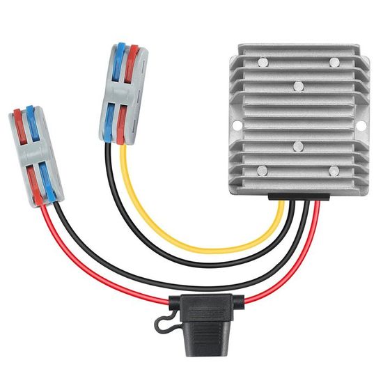 Convertisseur Abaisseur DC 36V-72V Vers 12V 10A 120W - Module Alimentation Stable Pour Voiture Moto Électronique