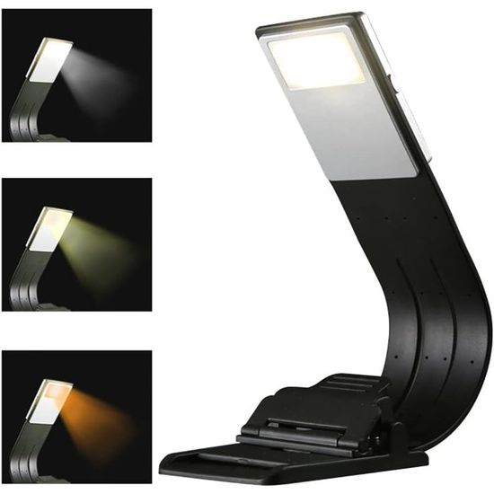 Lampe De Lecture Maxtachi USB Rechargeable - Pour Lire Au Lit, Clip, Lumière Douce