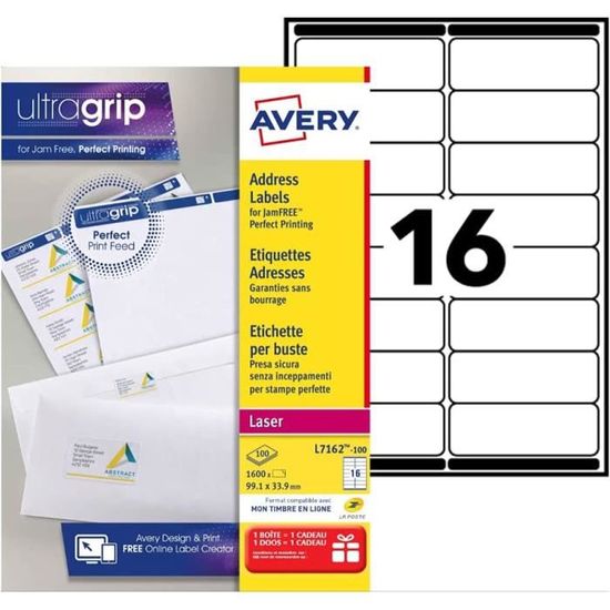 Étiquettes Adresse Blanches – Lot De 80 étiquettes 80x120 Mm – Autocollantes Pour Enveloppes Et Colis