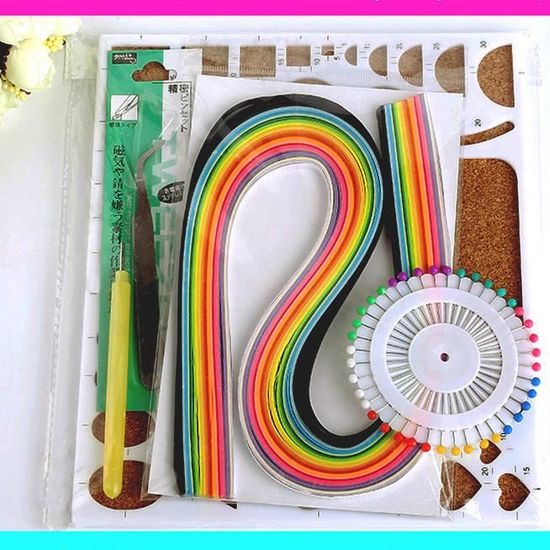Kit De 10 Outils à Fente Pour Paperolles (quilling) - Aiguille En Acier, Manches Colorés - DIY, Cardmaking - 4