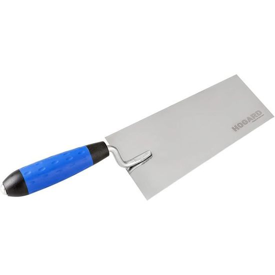 Truelle Maçon HOGARD - Acier Inoxydable Italien, Poignée Ergonomique - 140 Mm, Fabriqué En UE