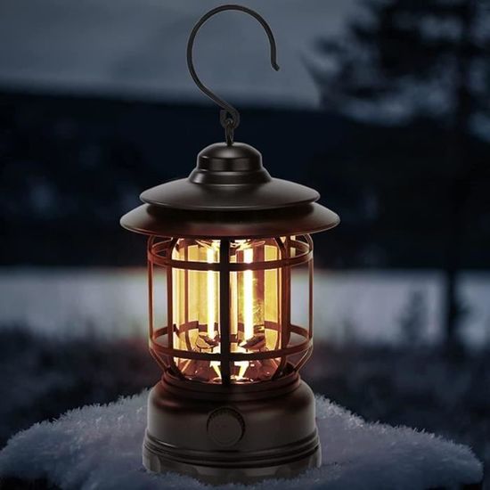 Lampe De Camping Au Butane BRS-55 : La Petite Lanterne Argentée Qui Déchire ! Parfaite Pour La Rando, Coupe-vent Et Hyper Lumineuse