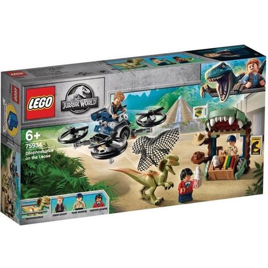 LEGO® Jurassic World™ 75934 Dilophosaure en liberté - Jeu de construction