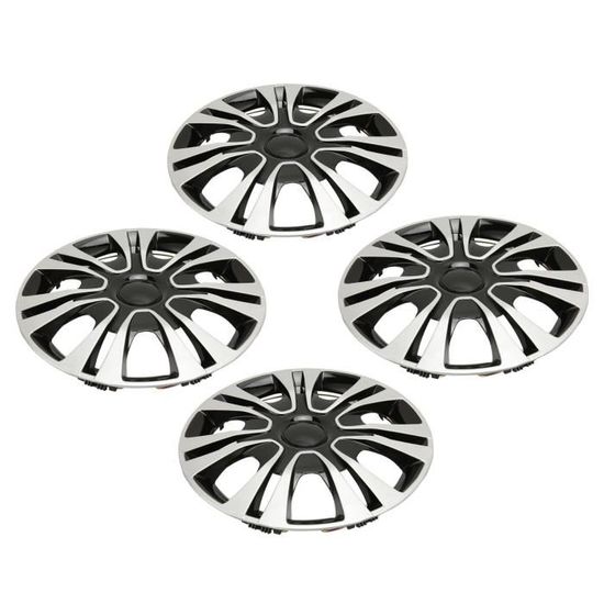 Enjoliveur De Roue Universel START Imola - 13 Pouces, Couleur Gris, Fixation Par Anneau, ABS, Facile à Installer