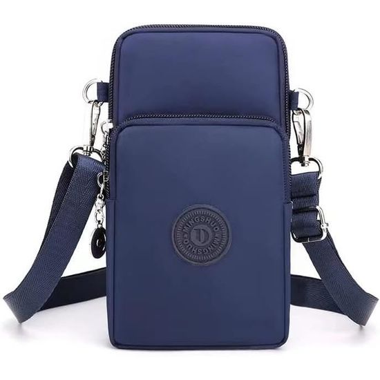 INGJIA Petit Sac Téléphone Portable Femme - Oxford Brassard Sport Crossbody Avec Bandoulière Réglable, Kaki