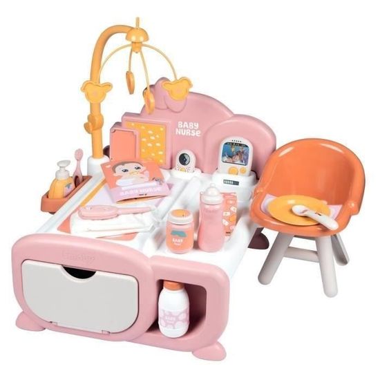 Smoby - Baby Nurse - Nursery Cocoon - Espaces Soin, Nuit et Repas