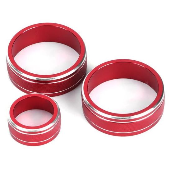 Boutons De Climatisation/chauffage Pour Peugeot 307 - Pack De 3 Boutons De Remplacement - Alliage Et Plastique - Compatible Commandes AC