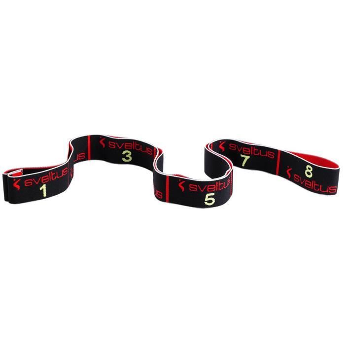 SVELTUS Elastiband - 15 kg - Noir