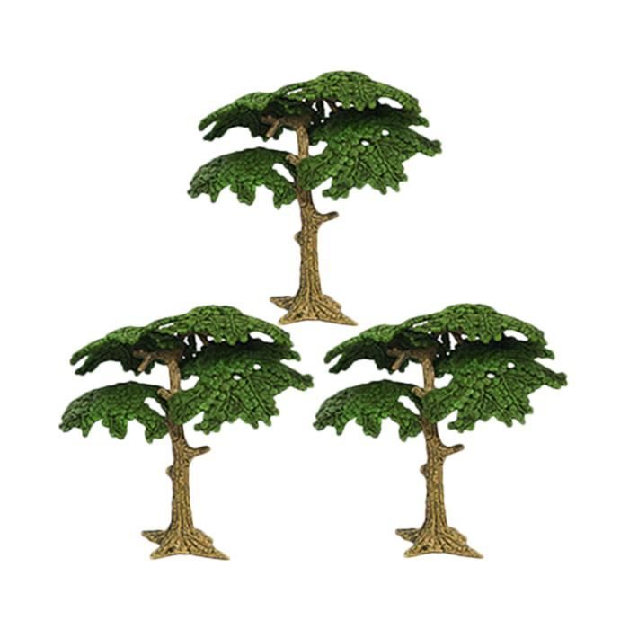 3 PC Simulé Paysage Arbre Modèle Mini Pin De Cyprès Drôle Enfants Jouet VEHICULE A CONSTRUIRE - ENGIN TERRESTRE A CONSTRUIRE