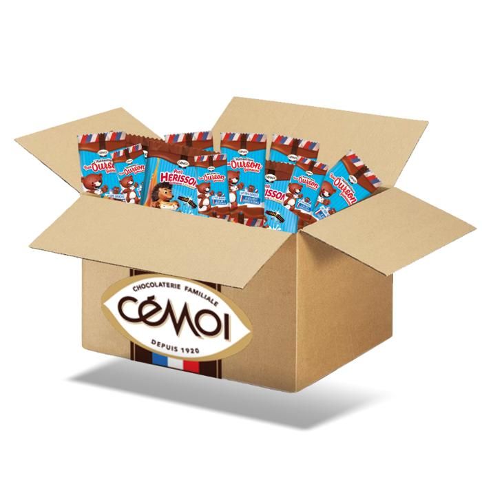 Mix 100 Cémoi de Pâques - Oursons Babies, Petits Oursons et Hérisson Crick