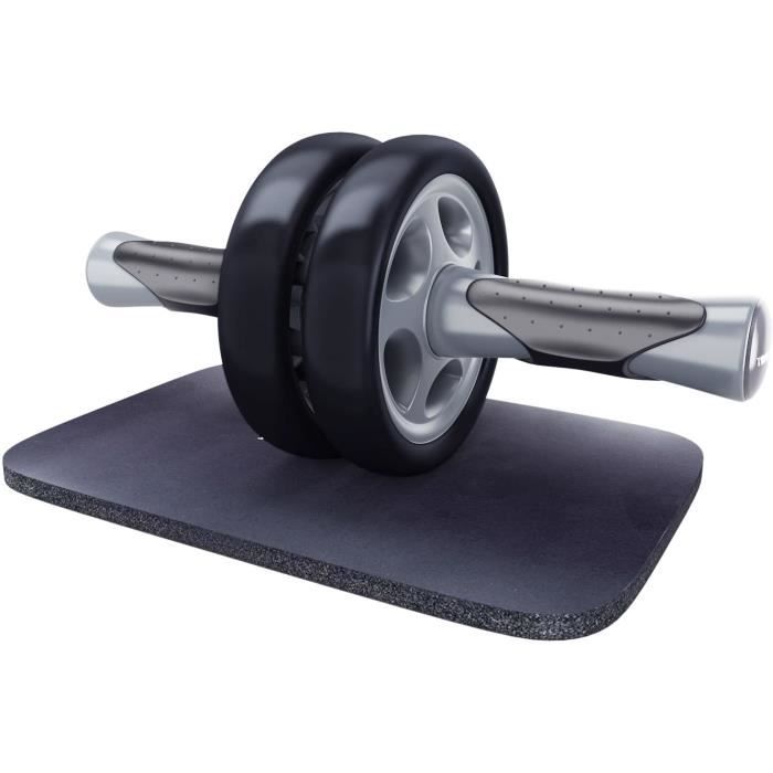 KYLIN SPORT Roue Abdominale AB Wheel Roller Pro de Fitness et Musculation de Corp-Appareil Abdominal avec Tapis Epais pour Genoux