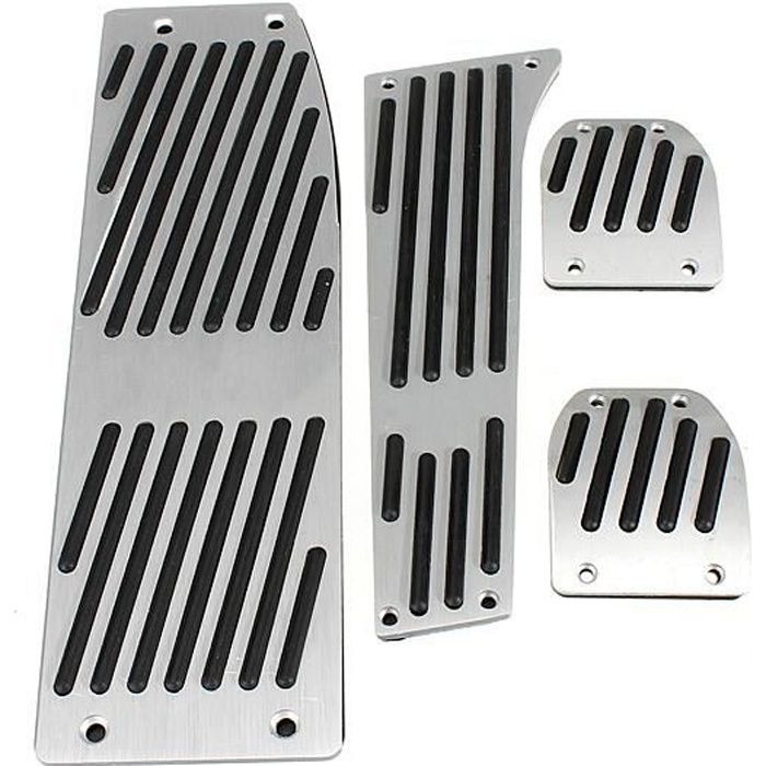 4pcs Pédale d'Accélérateur Aluminium pour BMW X1 E30 E36 E46 E87 E90 E91 E92 E93