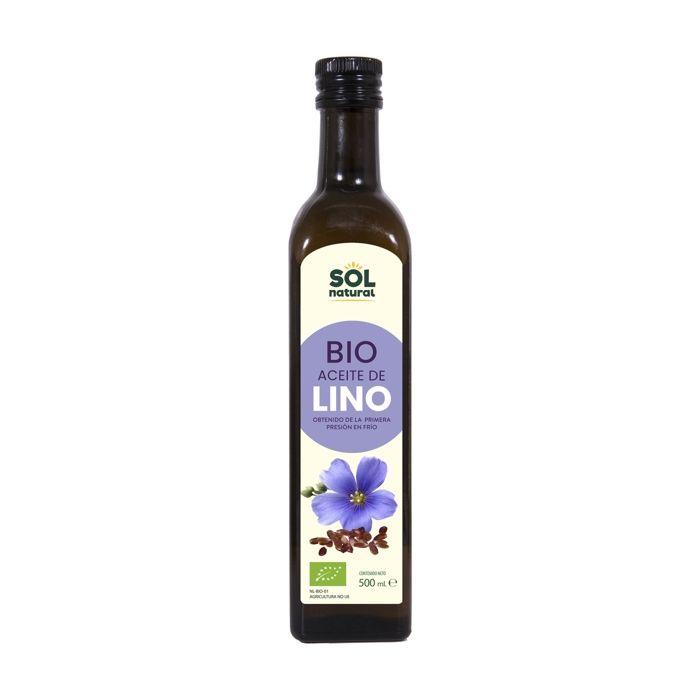 Huile de lin SOL NATUREL 500 ml BIO