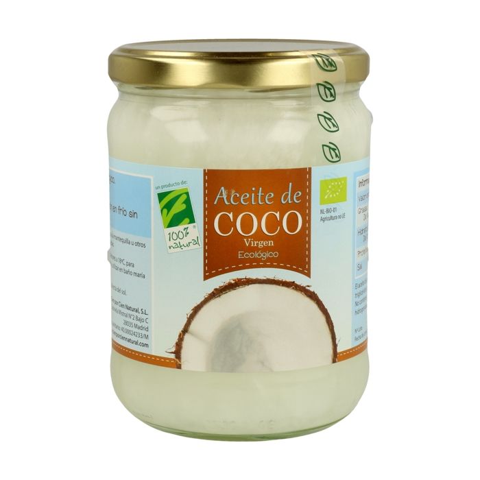 100% NATURAL - Huile de noix de coco vierge biologique 500 ml (Coco)