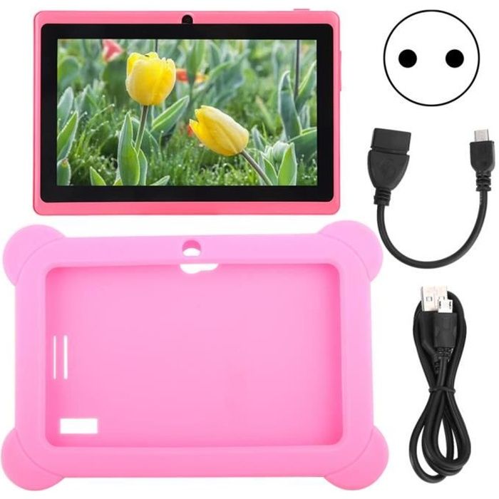 Atyhao Tablet PC pour enfants haute définition 7 po Tablette Haute Définition pour Enfants Tablette PC Équipement d'Ordinateur