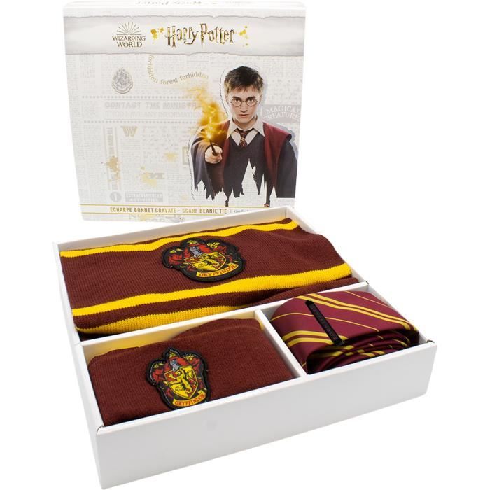 Coffret - Harry Potter - Gryffondor Echarpe Bonnet Cravate