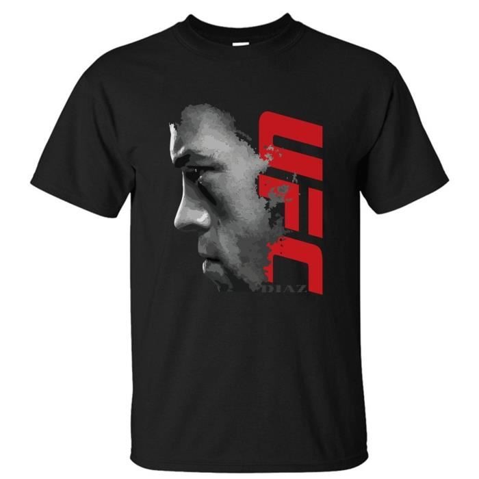 Homme Cool Nate Diaz Ufc 196 Poster Cool T-Shirts Homme Manche Courte Oneck Vêtement Tee