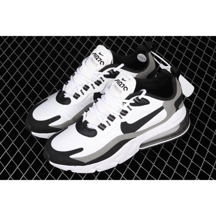 Nk Air Max 270 React nouvelles chaussures de course à coussin d'air demi-paume creux en maille haute fréquence