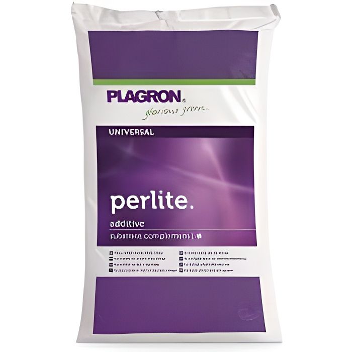 Sac de Perlite Plagron substrat de culture a base de roche volcanique 60 litres