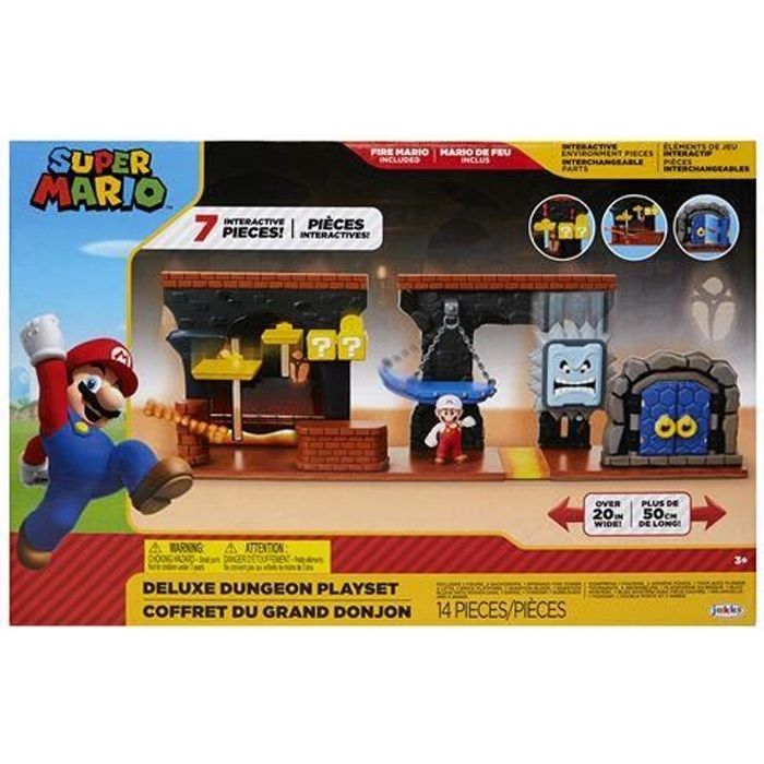 Playset Super Mario Donjon Deluxe Multicolore