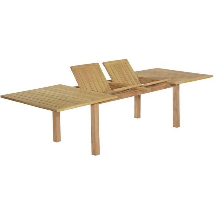 Table extensible teck Ecograde Constantine XL 200-300 x110 cm