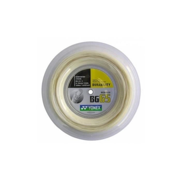 Rouleau cordage Yonex BG65 500m - ambré - TU