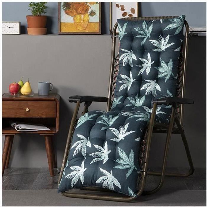 Coussin dextérieur - YYV - Bain de Soleil - Pliable - Anti-Drapant - 48x170cm Vert