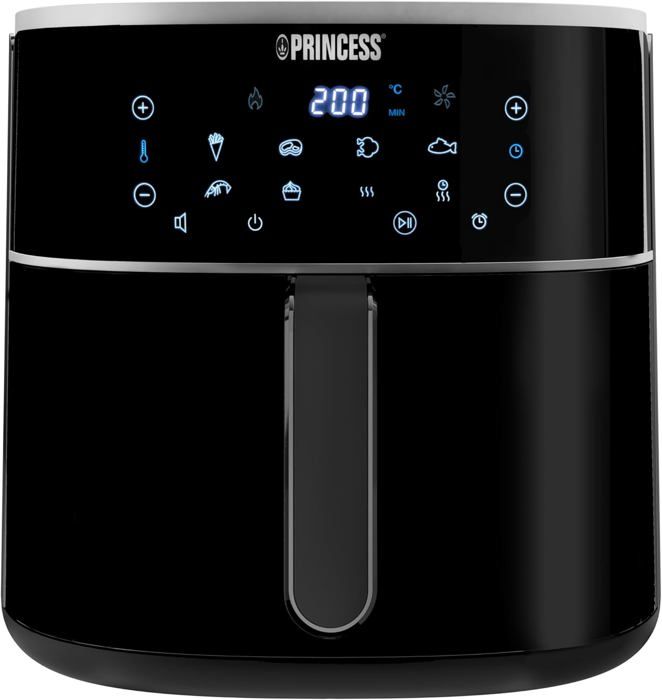 Friteuse à Air 3,5 QT Avec Affichage Nuérique LED, Contrôle De La Tepérature, 8 Odes De