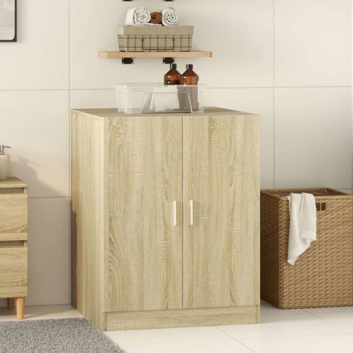 Meuble pour machine à laver chêne sonoma 705x715x915 cm