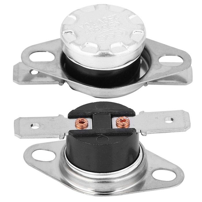 Lot De 5 Commutateurs Thermiques KSD301 - 250 V - 10 A - Normalement Fermé - Contrôle De La Température (90