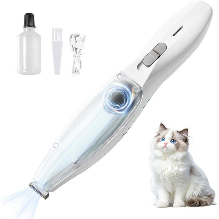 Comparer les prix de Tondeuse pour pattes de chien avec aspirateurextra silencieuserechargeable et étanchesans filpour chienschatspattesvisage