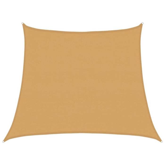 MANGO Filet DOmbrage Toile Protection Solaire Voile dombrage 160 g/m² trapèze gris clair 3/4x3 m PEHD LV218