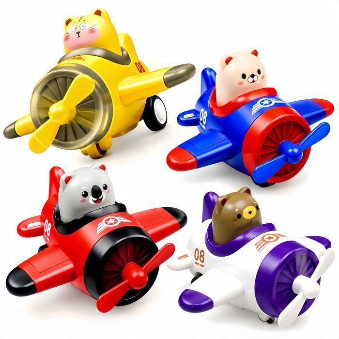 Jouets de voiture pressés Bobby.Duck， Cadeau danniversaire de Noël pour 1 - 2 ans garçon fille