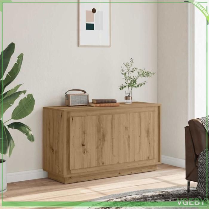 Buffet - ABI - Chêne artisanal - Bois dingénierie - 102 x 35 x 55 cm