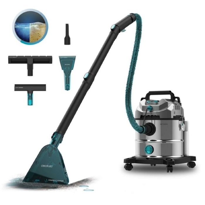 Cecotec Aspirateur Solides Liquides Tapisseries et Moquettes avec Fil Conga CarpetClean 20000 Pro Ultra. 1600W