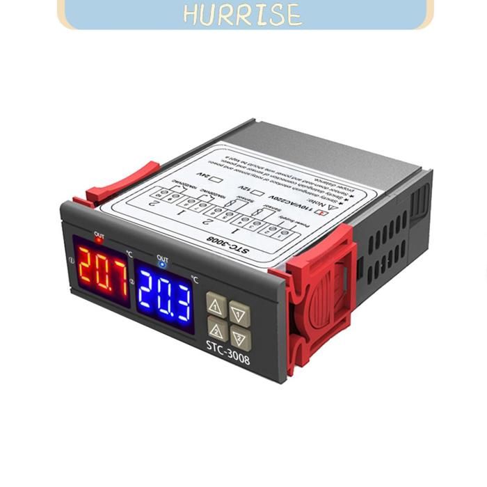 Meilleurs prix pour Tbest Thermostat pour incubateur Régulateur de température de régulateur de température de thermostat à double jardin barometre