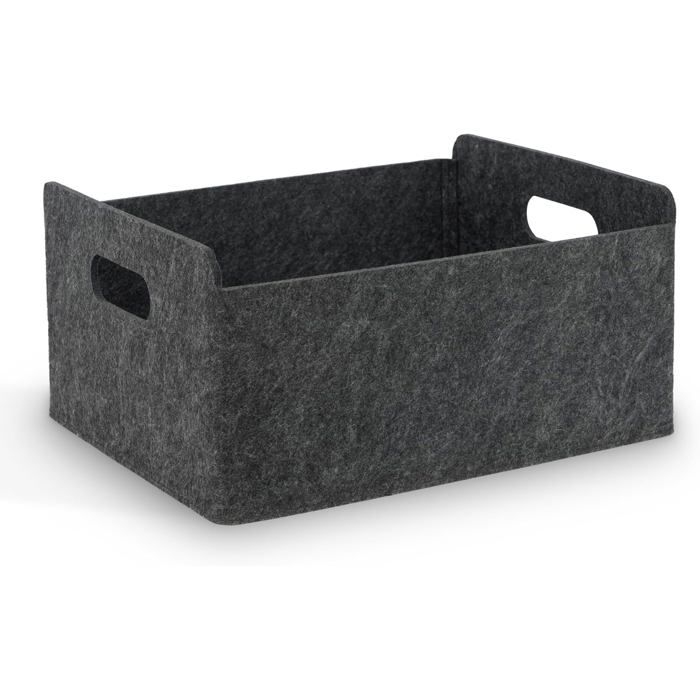 TRAHOO-Panier de Rangement en Feutre Épais Résistant - Organisateur Dressing pour Armoires/Étagères Boîte de Stockage pour M[J119]