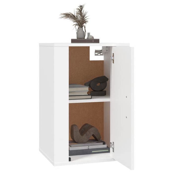 CHIC Blanc Meubles TV Set - ZENCORE - MEUBLE muraux - Cabinet Télévision - 2 pcs - Blanc 40x34 5x60cm 8856
