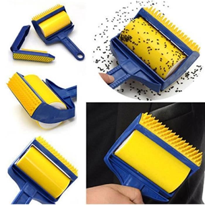 Lot de 2 Brosses Adhésives réutilisables lavables STICKY BUDDY - ADTOBAST