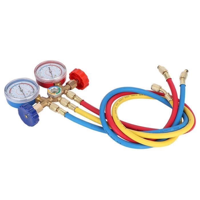 Kit Recharge Climatisation Voiture Digital - Manomètre HVAC Pour R134A R410A R32