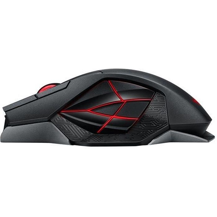 ASUS ROG Spatha pour droitiers laser 12 boutons sans fil filaire 2.4 GHz récepteur sans fil USB - vue 2