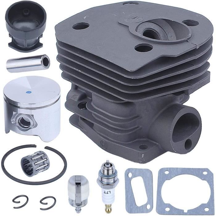 Kit Piston Cylindre 44mm Pour Tronçonneuse Husqvarna 350 351 353 346XP - Pièces Rechange Complètes