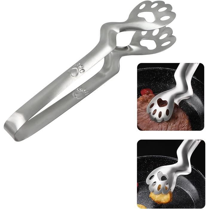 Pince De Barbecue Inox 20 Cm FANSEZQ - Pince De Cuisine Professionnelle